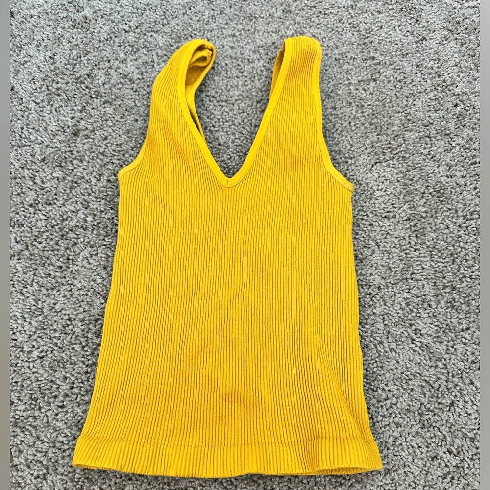 Yellow tank